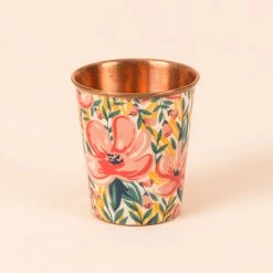 Chumbakdesign Tropical Lilies Copper Tumbler - Small