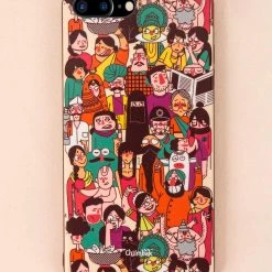 Chumbakdesign Colourful Faces IPhone 7 Plus Case Souvenirs & Collectibles