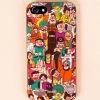 Chumbakdesign Colourful Faces IPhone 8/SE Case
