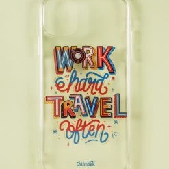 Chumbakdesign Souvenirs & Collectibles Work Hard Travel Often 3D IPhone 11 Pro Case