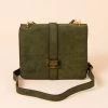 Chumbakdesign Snug Colour Block Olive Sling Bag