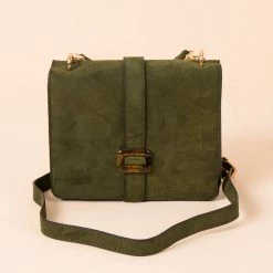 Chumbakdesign Snug Colour Block Olive Sling Bag