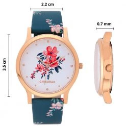 Chumbakdesign TEAL By Chumbak Sunshine State Watch Navy Blue Watches & Jewellery