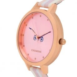 Chumbakdesign Watches & Jewellery TEAL By Chumbak Owl Brows Printed Wrist Watch - Pink 14 Chumbakdesign Watches & Jewellery TEAL By Chumbak Owl Brows Printed Wrist Watch - Pink