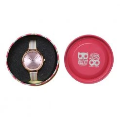 Chumbakdesign Watches & Jewellery TEAL By Chumbak Owl Brows Printed Wrist Watch - Pink 16 Chumbakdesign Watches & Jewellery TEAL By Chumbak Owl Brows Printed Wrist Watch - Pink