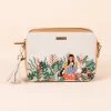 Chumbakdesign Relaxed Afternoon Printed Sling Bag - Ivory