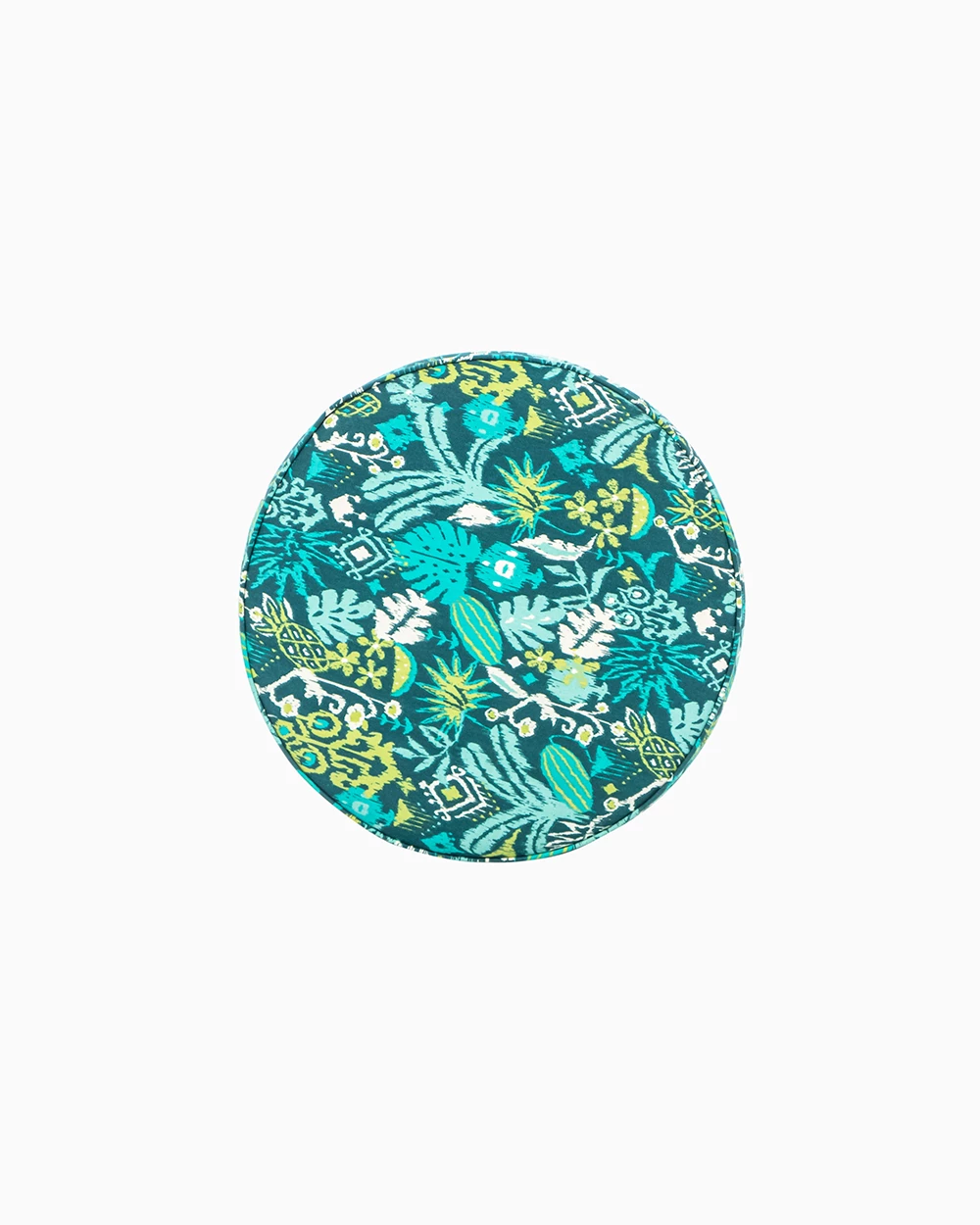 Chumbakdesign Furniture & Storage The French Pouffe - Tropical Ikkat 6 Chumbakdesign Furniture & Storage The French Pouffe - Tropical Ikkat