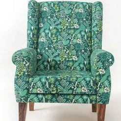 Chumbakdesign The Begum Wing Chair - Tropical Ikkat