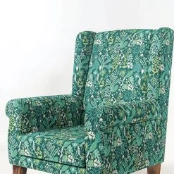 Chumbakdesign The Begum Wing Chair - Tropical Ikkat