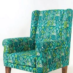 Chumbakdesign The Begum Wing Chair -Printed Furniture & Storage