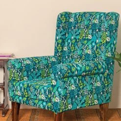 Chumbakdesign The Begum Wing Chair -Printed Furniture & Storage