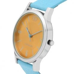 Chumbakdesign Watches & Jewellery TEAL By Chumbak Classic Hues Watch Teal & Yellow