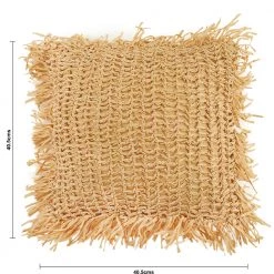 Chumbakdesign Sahara Straw Cushion Cover - 16” 11 Chumbakdesign Sahara Straw Cushion Cover - 16”
