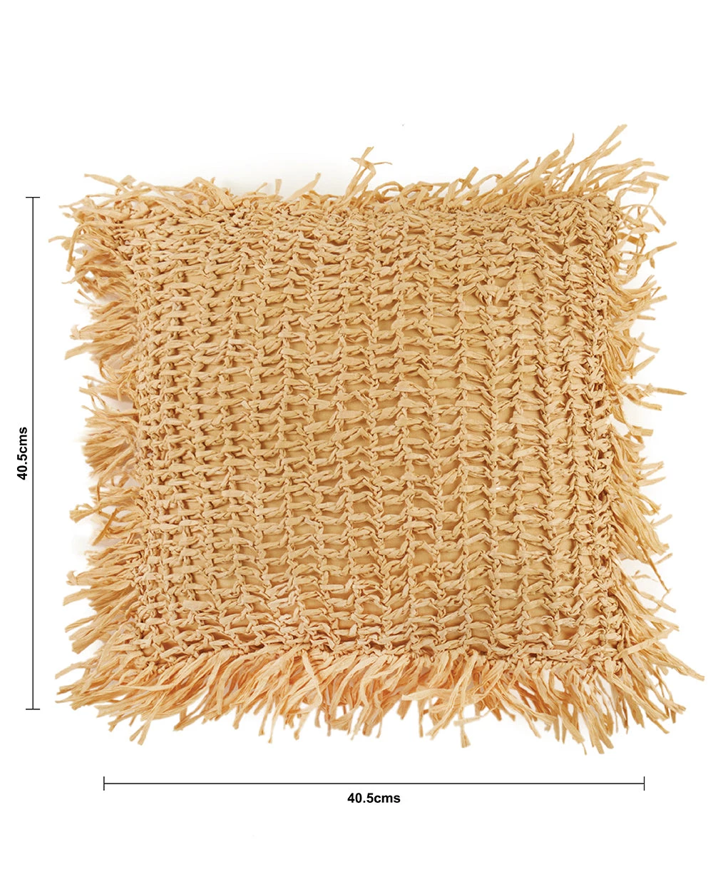 Chumbakdesign Sahara Straw Cushion Cover - 16” 7 Chumbakdesign Sahara Straw Cushion Cover - 16”