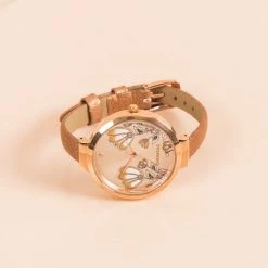 Chumbakdesign TEAL By Chumbak Early Blossom Wrist Watch - Rose Gold