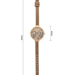 Chumbakdesign TEAL By Chumbak Early Blossom Wrist Watch - Rose Gold