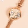 Chumbakdesign TEAL By Chumbak Early Blossom Wrist Watch - Rose Gold