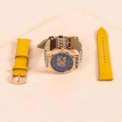 Chumbakdesign TEAL By Chumbak Aztec Interchangeable Strap Wrist Watch Watches & Jewellery