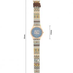 Chumbakdesign TEAL By Chumbak Aztec Interchangeable Strap Wrist Watch Watches & Jewellery