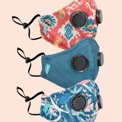 Chumbakdesign The Brighter Side Face Mask – Eco-Friendly, Reusable & Washable- Adults Set Of 3 Chumbak Beauty