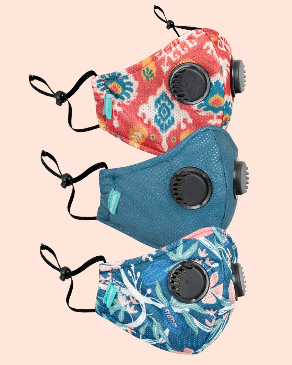 Chumbakdesign The Brighter Side Face Mask – Eco-Friendly, Reusable & Washable- Adults Set Of 3 Chumbak Beauty 3 Chumbakdesign The Brighter Side Face Mask – Eco-Friendly, Reusable & Washable- Adults Set Of 3 Chumbak Beauty