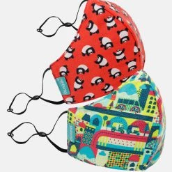 Chumbakdesign Chumbak Beauty New And Improved 'The Brighter Side' Face Masks For Kids Of All Ages (Unisex) - Set Of 2