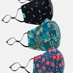 Chumbakdesign Chumbak Beauty New And Improved 'The Brighter Side' Face Masks Adults Combo Pack (Woman/Woman/Unisex) - Set Of 3