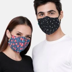 Chumbakdesign Chumbak Beauty New And Improved 'The Brighter Side' Face Masks Adults Combo Pack (Woman/Woman/Unisex) - Set Of 3