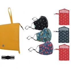 Chumbakdesign Chumbak Beauty New And Improved 'The Brighter Side' Face Masks Adults Combo Pack (Woman/Woman/Unisex) - Set Of 3