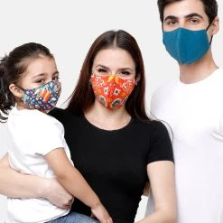 Chumbakdesign Chumbak Beauty New And Improved 'The Brighter Side' Face Masks Family Combo Pack -  2 Adults & 1 Kid