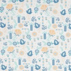 Chumbakdesign TEAL By Chumbak Bahamas Beach Bedsheet - Queen Size, 144TC, White