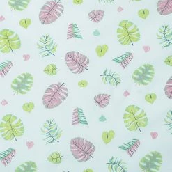 Chumbakdesign TEAL By Chumbak Amazon Rainforest Bedsheet - Queen Size, 144TC