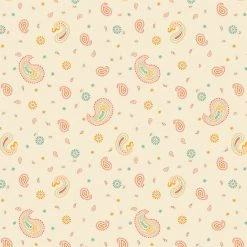 Chumbakdesign TEAL By Chumbak Cypress Paisleys Double Bedsheet Set, 144TC