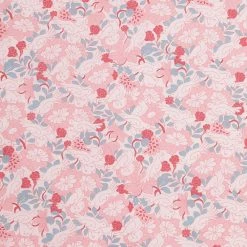 Chumbakdesign Bed & Furnishing TEAL By Chumbak Tokyo Garden Bedsheet - Queen Size, 144TC, Pink