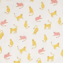 Chumbakdesign TEAL By Chumbak Kenya Leopards Bedsheet - Queen Size, 144TC 11 Chumbakdesign TEAL By Chumbak Kenya Leopards Bedsheet - Queen Size, 144TC