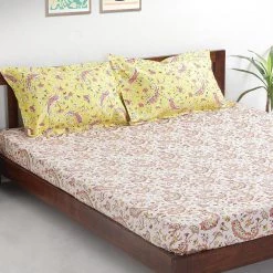 Chumbakdesign Chumbak Jaipur Paisleys Bedsheet - Queen Size, 180TC