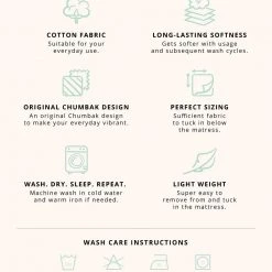 Chumbakdesign Chumbak Jaipur Paisleys Bedsheet - Queen Size, 180TC 13 Chumbakdesign Chumbak Jaipur Paisleys Bedsheet - Queen Size, 180TC