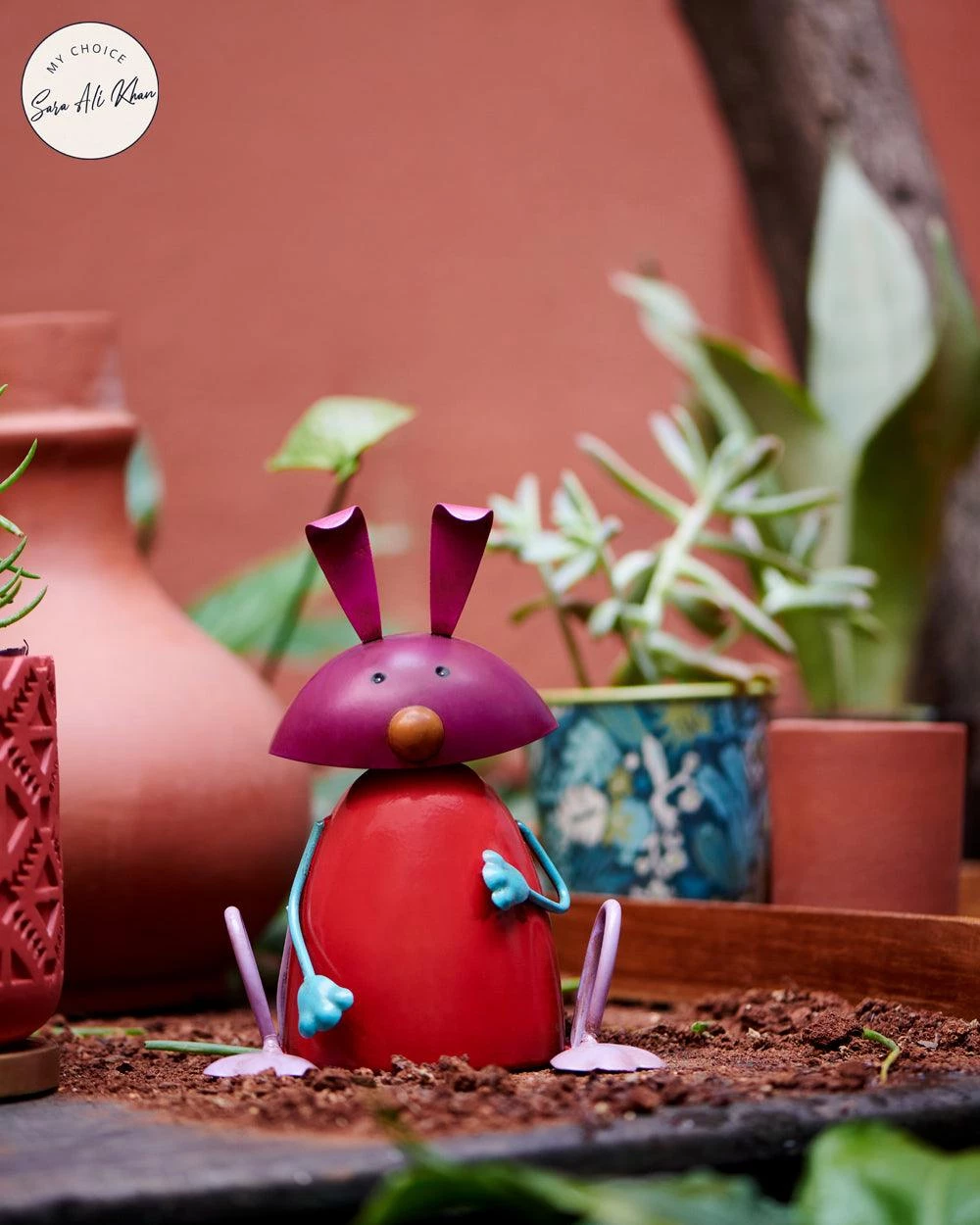 Chumbakdesign Garden Decor Bouncy Bunny Bobble Head 3 Chumbakdesign Garden Decor Bouncy Bunny Bobble Head