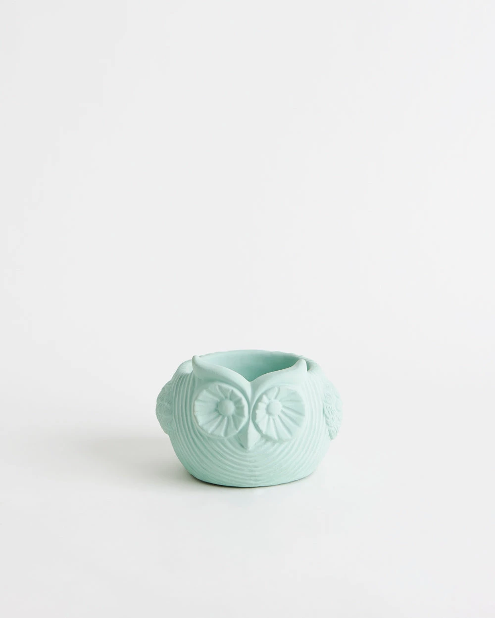 Chumbakdesign Owl Planter - Cement - Teal 4 Chumbakdesign Owl Planter - Cement - Teal