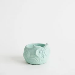 Chumbakdesign Owl Planter - Cement - Teal 12 Chumbakdesign Owl Planter - Cement - Teal