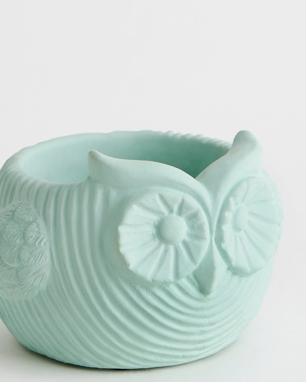 Chumbakdesign Owl Planter - Cement - Teal 5 Chumbakdesign Owl Planter - Cement - Teal