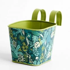 Chumbakdesign Decor & Living Jungle Ikkat Hanging Planter - Suqare