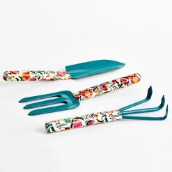 Chumbakdesign The Modern Mali - Blue - Set Of 3 Garden Decor