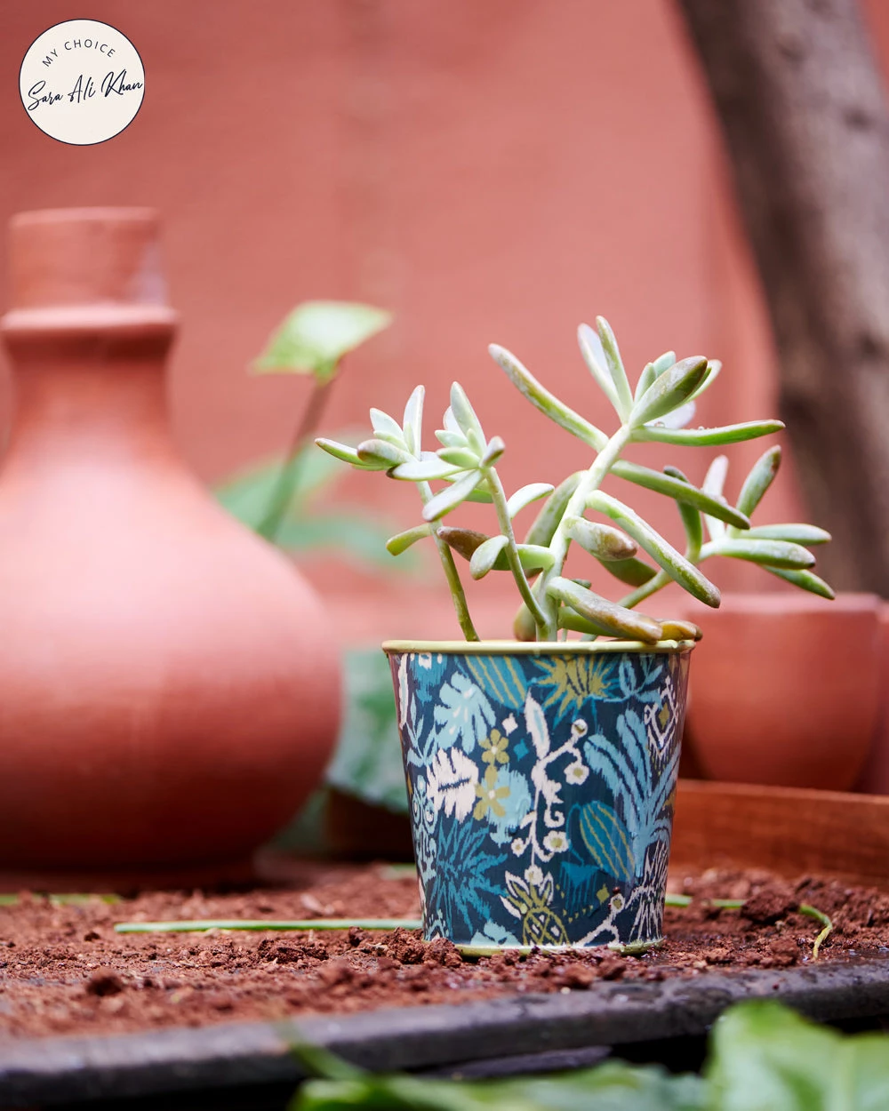 Chumbakdesign Jungle Ikat Pot Holder - Medium Decor & Living 3 Chumbakdesign Jungle Ikat Pot Holder - Medium Decor & Living