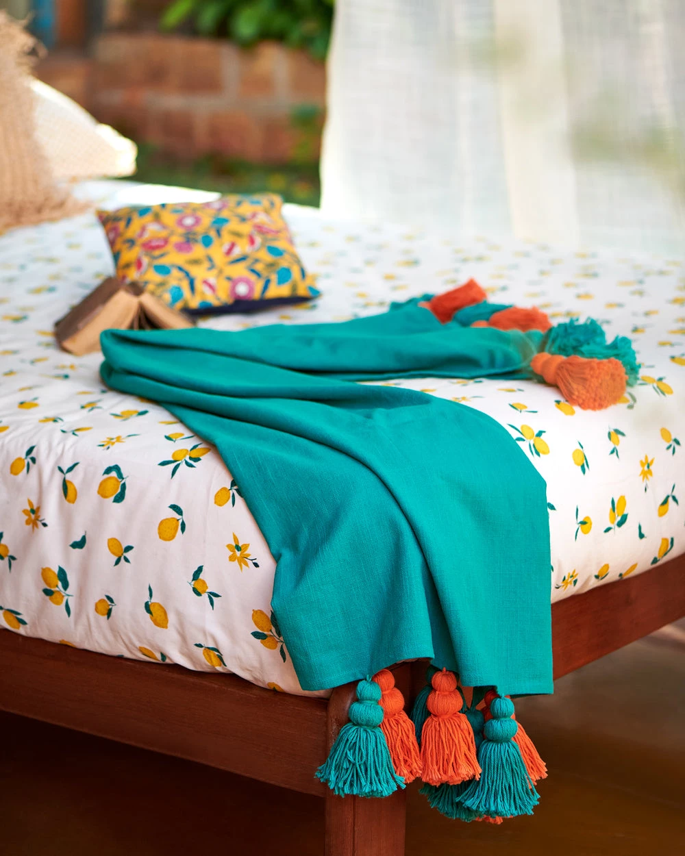 Chumbakdesign Tassel Tales Throw Bed & Furnishing 7 Chumbakdesign Tassel Tales Throw Bed & Furnishing