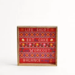 Chumbakdesign Messages From Santa Wooden Tray Dining & Kitchen