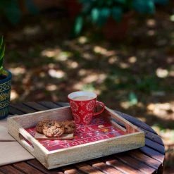 Chumbakdesign Messages From Santa Wooden Tray Dining & Kitchen