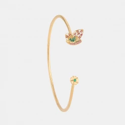 Chumbakdesign Like A Flutterfly To A Flower Bracelet- Green Onyx & Pink Garnet Watches & Jewellery