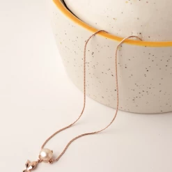 Chumbakdesign Morning Sunrise Necklace - Pink Pearl