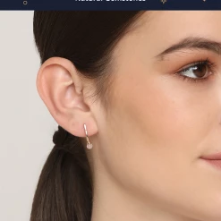 Chumbakdesign Rosy Evenings Teardrop Earrings - Rose Quatrz & Diamonds Watches & Jewellery 15 Chumbakdesign Rosy Evenings Teardrop Earrings - Rose Quatrz & Diamonds Watches & Jewellery